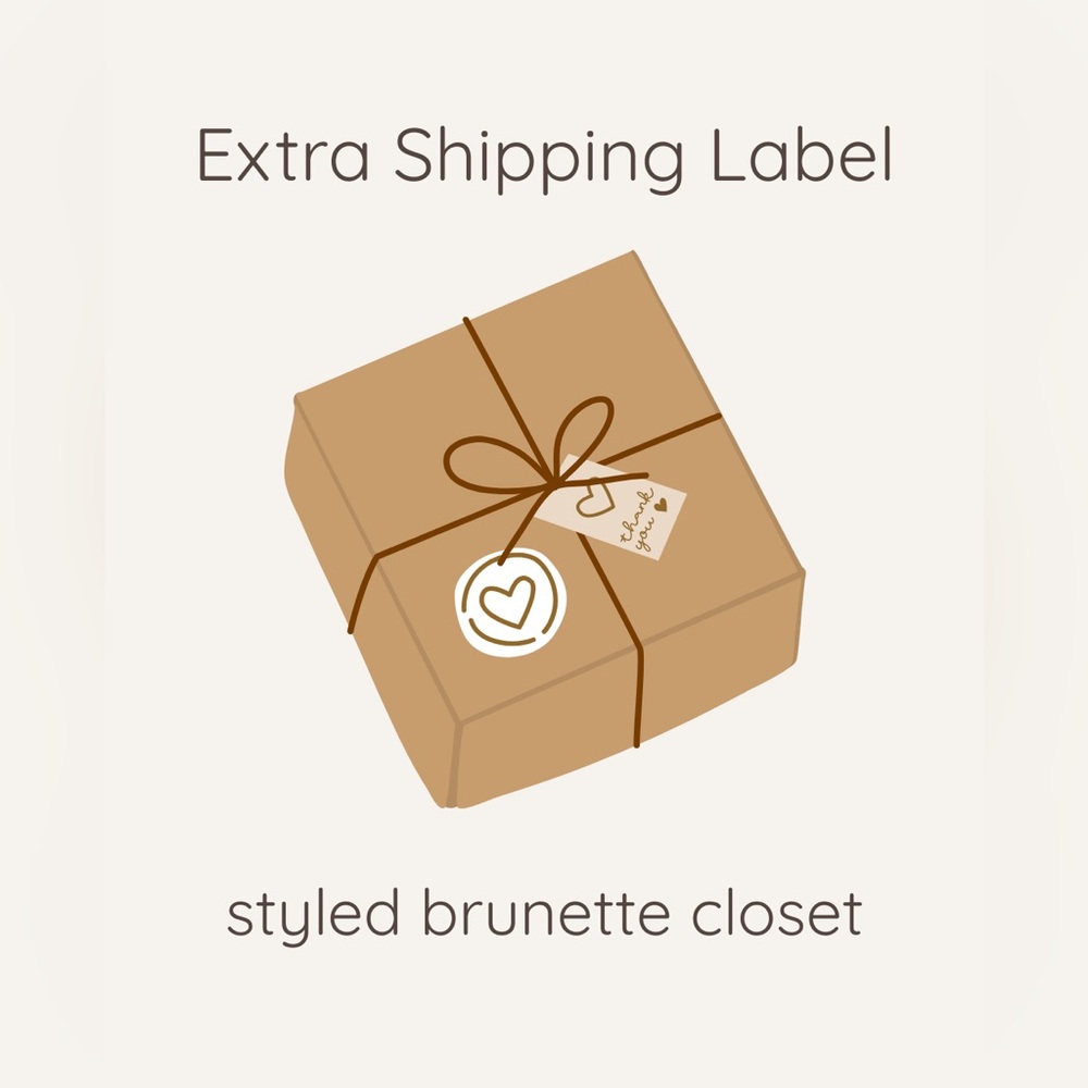 Extra shipping label